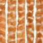 vidaXL Cortina antimoscas chenilla ocre y blanco 100x230 cm vidaXL Cortina antimoscas chenilla ocre y blanco 100x230 cm