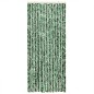 vidaXL Cortina antimoscas chenilla verde y blanco 90x200 cm vidaXL Cortina antimoscas chenilla verde y blanco 90x200 cm
