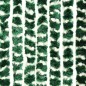 vidaXL Cortina antimoscas chenilla verde y blanco 90x200 cm vidaXL Cortina antimoscas chenilla verde y blanco 90x200 cm