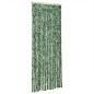 vidaXL Cortina antimoscas chenilla verde y blanco 100x230 cm vidaXL Cortina antimoscas chenilla verde y blanco 100x230 cm