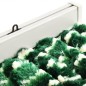 vidaXL Cortina antimoscas chenilla verde y blanco 100x230 cm vidaXL Cortina antimoscas chenilla verde y blanco 100x230 cm