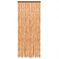 vidaXL Cortina antimoscas chenilla ocre y blanco 56x200 cm