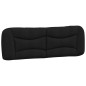 vidaXL Estructura de cama con cabecero de tela negro 160x200 cm vidaXL Estructura de cama con cabecero de tela negro 160x200 cm