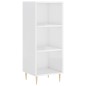 vidaXL Aparador alto madera contrachapada blanco brillo 34,5x34x180 cm vidaXL Aparador alto madera contrachapada blanco brillo 34,5x34x180 cm