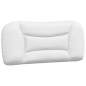 vidaXL Estructura de cama con cabecero cuero sintético blanco 80x200cm vidaXL Estructura de cama con cabecero cuero sintético blanco 80x200cm