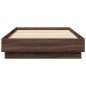 vidaXL Estructura de cama madera de ingeniería roble marrón 90x200 cm vidaXL Estructura de cama madera de ingeniería roble marrón 90x200 cm