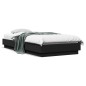 vidaXL Estructura de cama madera de ingeniería negra 90x200 cm vidaXL Estructura de cama madera de ingeniería negra 90x200 cm