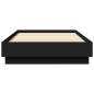 vidaXL Estructura de cama madera de ingeniería negra 90x200 cm vidaXL Estructura de cama madera de ingeniería negra 90x200 cm