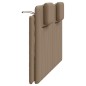 vidaXL Cabecero de cama acolchado cuero sintético capuchino 120 cm vidaXL Cabecero de cama acolchado cuero sintético capuchino 120 cm