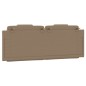 vidaXL Cabecero de cama acolchado cuero sintético capuchino 120 cm vidaXL Cabecero de cama acolchado cuero sintético capuchino 120 cm