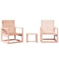 vidaXL Juego de muebles de jardín 3 pzas madera maciza abeto Douglas vidaXL Juego de muebles de jardín 3 pzas madera maciza abeto Douglas