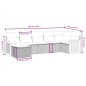 vidaXL Set de comedor de jardín 7 pzas y cojines ratán sintético negro vidaXL Set de comedor de jardín 7 pzas y cojines ratán sintético negro