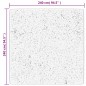 vidaXL Alfombra de pelo largo moderna gris antracita 240x240 cm vidaXL Alfombra de pelo largo moderna gris antracita 240x240 cm