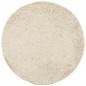 vidaXL Alfombra de pelo largo moderna dorado Ø 120 cm vidaXL Alfombra de pelo largo moderna dorado Ø 120 cm