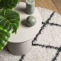 vidaXL Alfombra de pelo largo moderna crema y negro Ø 280 cm vidaXL Alfombra de pelo largo moderna crema y negro Ø 280 cm