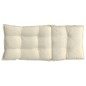 vidaXL Cojines de silla respaldo alto 2 uds tela Oxford color crema vidaXL Cojines de silla respaldo alto 2 uds tela Oxford color crema