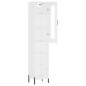 vidaXL Aparador alto madera contrachapada blanco 34,5x34x180 cm vidaXL Aparador alto madera contrachapada blanco 34,5x34x180 cm
