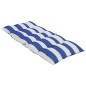 vidaXL Cojines silla respaldo alto 4 uds tela Oxford rayas azul blanco vidaXL Cojines silla respaldo alto 4 uds tela Oxford rayas azul blanco