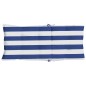 vidaXL Cojines silla respaldo alto 4 uds tela Oxford rayas azul blanco vidaXL Cojines silla respaldo alto 4 uds tela Oxford rayas azul blanco