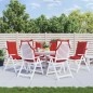 vidaXL Cojines de silla con respaldo alto 6 uds tela Oxford rojo vidaXL Cojines de silla con respaldo alto 6 uds tela Oxford rojo