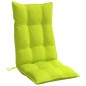 vidaXL Cojines de silla respaldo alto 4 uds tela Oxford verde brillo vidaXL Cojines de silla respaldo alto 4 uds tela Oxford verde brillo