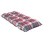 vidaXL Cojines de silla de respaldo bajo 2 uds tela de cuadros vidaXL Cojines de silla de respaldo bajo 2 uds tela de cuadros