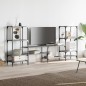 vidaXL Mueble de TV madera de ingeniería gris Sonoma 206,5x28,5x95 cm vidaXL Mueble de TV madera de ingeniería gris Sonoma 206,5x28,5x95 cm