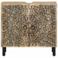 vidaXL Conjunto de muebles de baño 2 piezas madera maciza de mango vidaXL Conjunto de muebles de baño 2 piezas madera maciza de mango