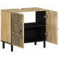vidaXL Conjunto de muebles de baño 2 piezas madera maciza de mango vidaXL Conjunto de muebles de baño 2 piezas madera maciza de mango