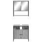 vidaXL Set de muebles de baño 2 pzas madera contrachapada gris sonoma vidaXL Set de muebles de baño 2 pzas madera contrachapada gris sonoma