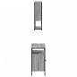 vidaXL Set de muebles de baño 2 pzas madera contrachapada gris sonoma vidaXL Set de muebles de baño 2 pzas madera contrachapada gris sonoma