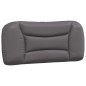 vidaXL Estructura de cama con cabecero cuero sintético gris 90x200 cm vidaXL Estructura de cama con cabecero cuero sintético gris 90x200 cm