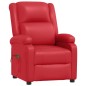 vidaXL Sillón de masaje eléctrico cuero sintético rojo vidaXL Sillón de masaje eléctrico cuero sintético rojo
