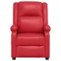 vidaXL Sillón de masaje eléctrico cuero sintético rojo vidaXL Sillón de masaje eléctrico cuero sintético rojo