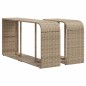 vidaXL Juego de sofás jardín con cojines beige 10 pzas ratán sintético vidaXL Juego de sofás jardín con cojines beige 10 pzas ratán sintético