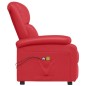 vidaXL Sillón de masaje eléctrico cuero sintético rojo vidaXL Sillón de masaje eléctrico cuero sintético rojo
