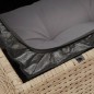 vidaXL Juego de sofás jardín con cojines beige mezcla 7 pzas ratán PE vidaXL Juego de sofás jardín con cojines beige mezcla 7 pzas ratán PE