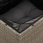 vidaXL Set de sofás de jardín 7 piezas con cojines ratán PE gris vidaXL Set de sofás de jardín 7 piezas con cojines ratán PE gris