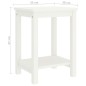 vidaXL Mesita de noche madera maciza de mango blanco 40x30x50 cm vidaXL Mesita de noche madera maciza de mango blanco 40x30x50 cm