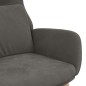 vidaXL Sillón de relax de terciopelo gris oscuro vidaXL Sillón de relax de terciopelo gris oscuro