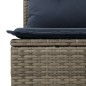 vidaXL Set sofás de jardín con cojines 13 piezas ratán sintético gris vidaXL Set sofás de jardín con cojines 13 piezas ratán sintético gris