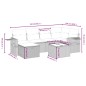 vidaXL Set de comedor de jardín 7 pzas y cojines ratán sintético negro vidaXL Set de comedor de jardín 7 pzas y cojines ratán sintético negro