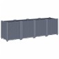 vidaXL Jardinera PP gris 160x40x53 cm vidaXL Jardinera PP gris 160x40x53 cm