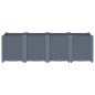 vidaXL Jardinera PP gris 160x40x53 cm vidaXL Jardinera PP gris 160x40x53 cm
