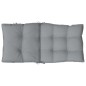 vidaXL Cojines para silla con respaldo bajo 2 uds tela Oxford gris vidaXL Cojines para silla con respaldo bajo 2 uds tela Oxford gris