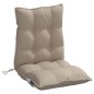 vidaXL Cojines para silla respaldo bajo 6 uds tela Oxford gris taupe vidaXL Cojines para silla respaldo bajo 6 uds tela Oxford gris taupe