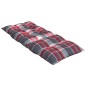 vidaXL Cojines para silla respaldo alto 2 uds tela Oxford cuadros rojo vidaXL Cojines para silla respaldo alto 2 uds tela Oxford cuadros rojo
