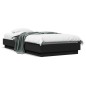 vidaXL Estructura de cama con luces LED negro 75x190 cm vidaXL Estructura de cama con luces LED negro 75x190 cm