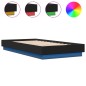vidaXL Estructura de cama con luces LED negro 75x190 cm vidaXL Estructura de cama con luces LED negro 75x190 cm