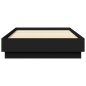 vidaXL Estructura de cama con luces LED negro 75x190 cm vidaXL Estructura de cama con luces LED negro 75x190 cm